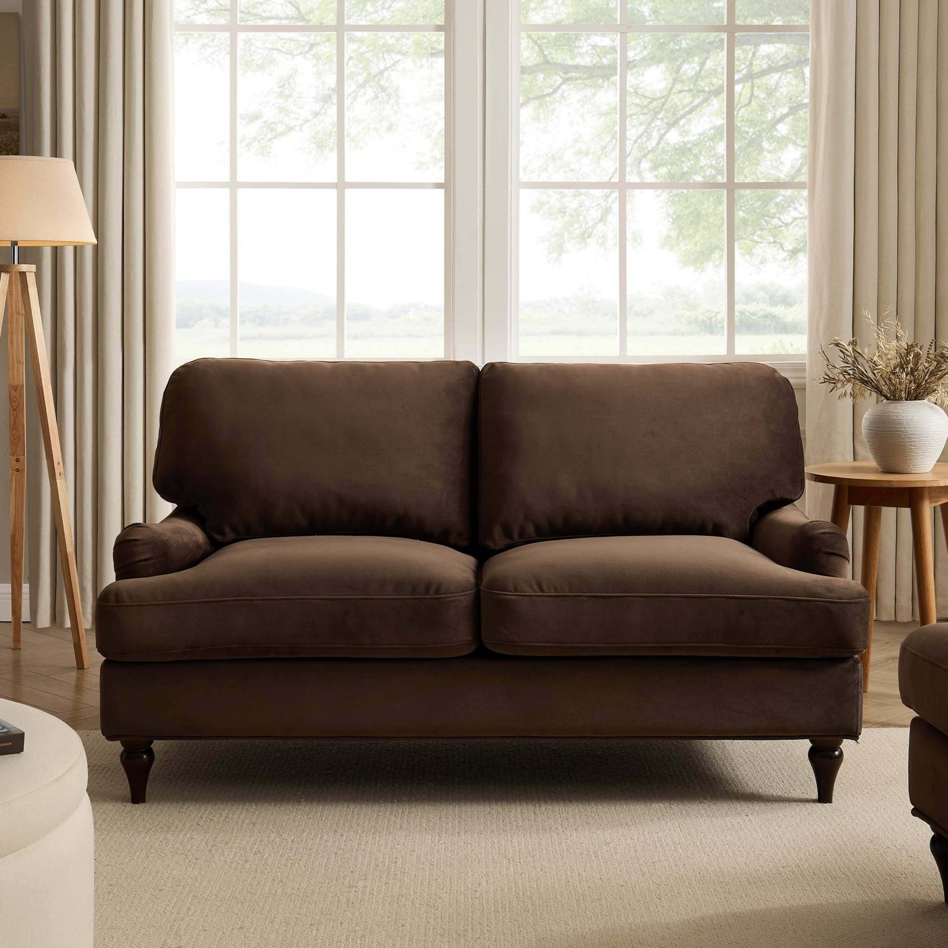 Hampshire 2 Seater Sofa - Cappuccino - DUSK