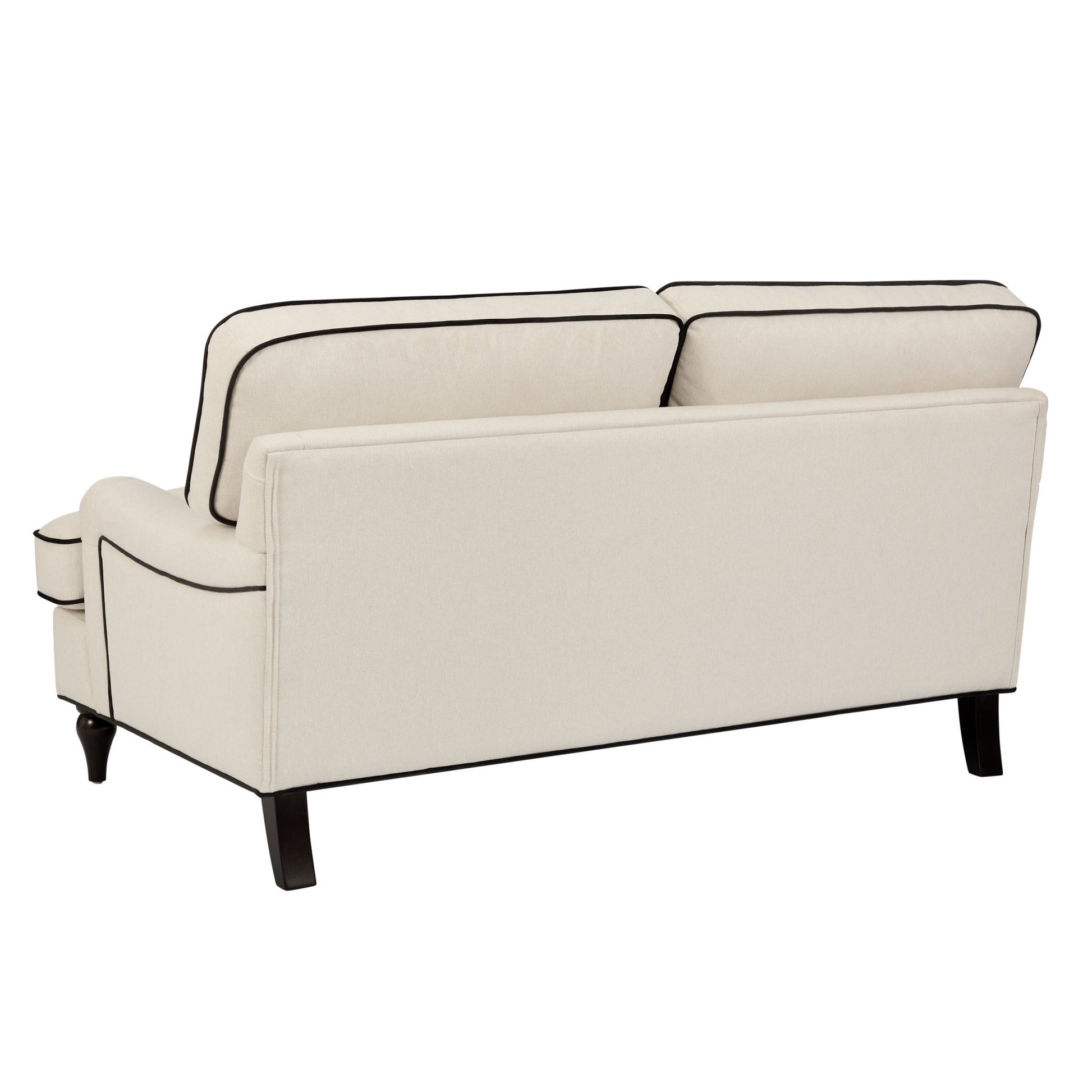 Hampshire 2 Seater Sofa - Cream/Black - DUSK