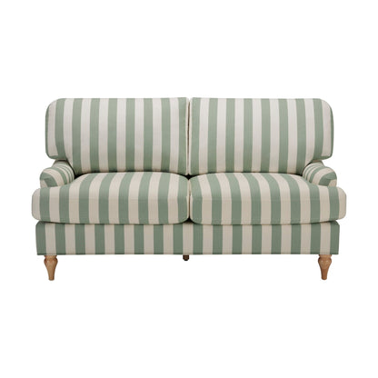 Hampshire 2 Seater Sofa - Green Stripe - DUSK