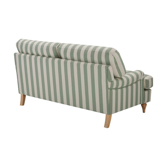 Hampshire 2 Seater Sofa - Green Stripe - DUSK