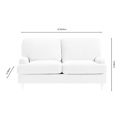 Hampshire 2 Seater Sofa - Muted Gold - DUSK