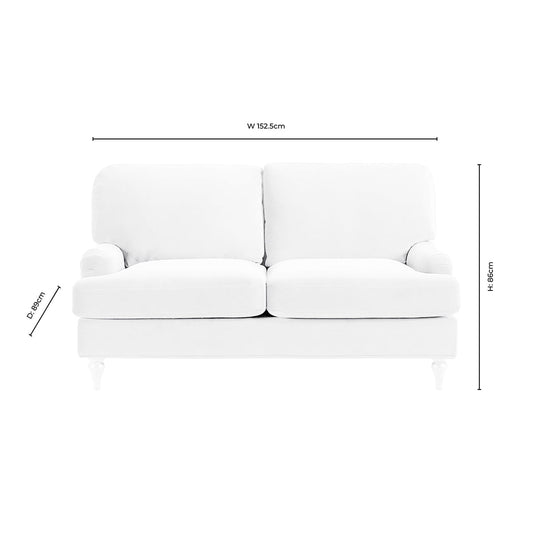 Hampshire 2 Seater Sofa - Muted Gold - DUSK