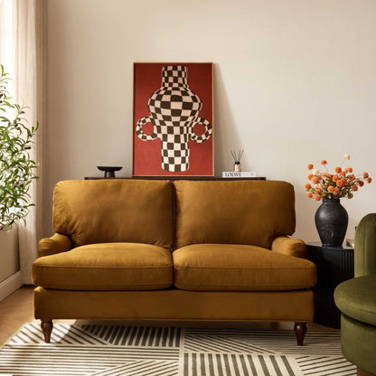 Hampshire 2 Seater Sofa - Muted Gold - DUSK