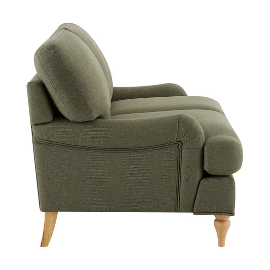 Hampshire 2 Seater Sofa - Woven Green - DUSK