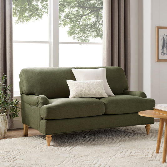 Hampshire 2 Seater Sofa - Woven Green - DUSK