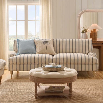 Hampshire 3 Seater Sofa - Blue Stripe - DUSK