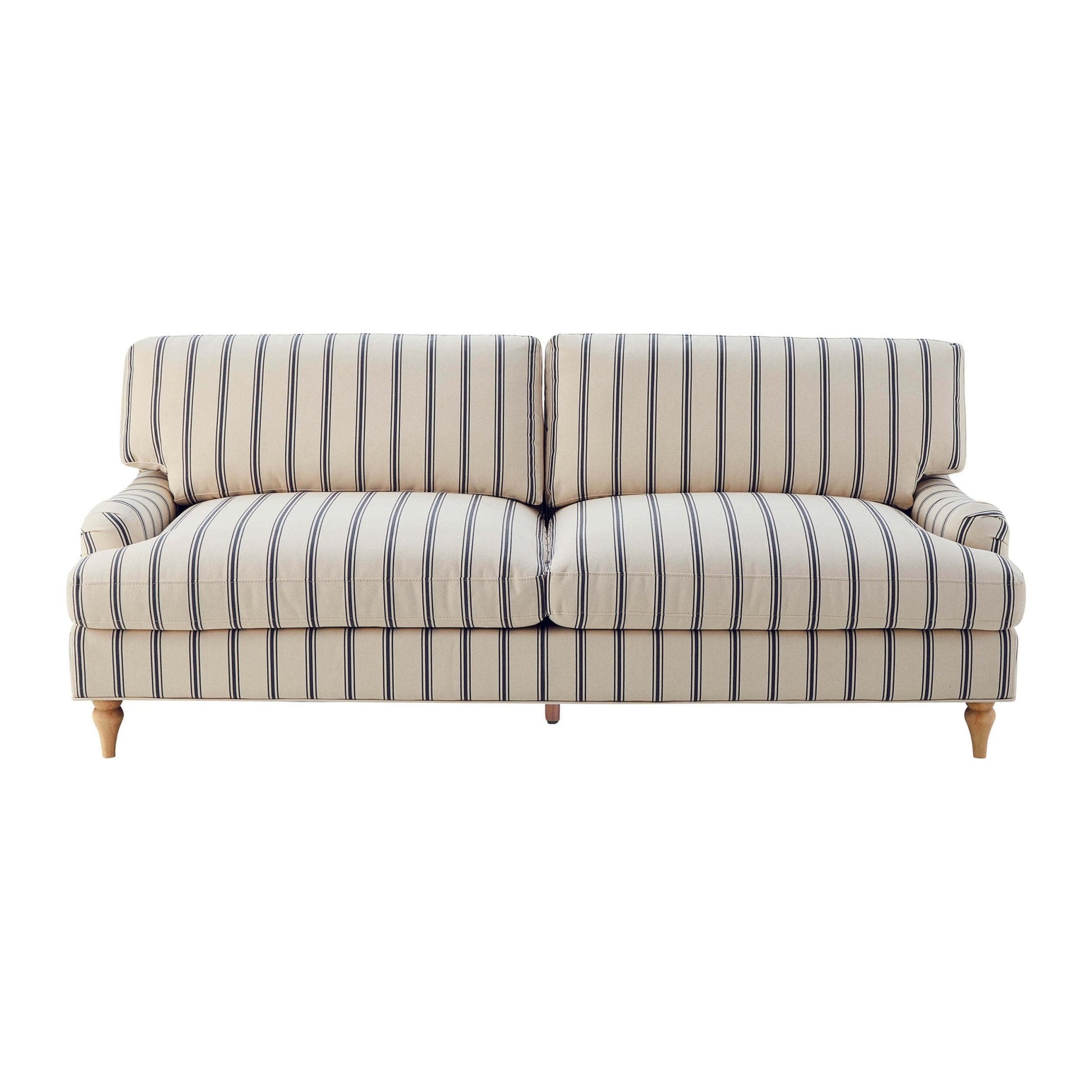 Hampshire 3 Seater Sofa - Blue Stripe - DUSK