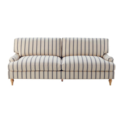 Hampshire 3 Seater Sofa - Blue Stripe - DUSK