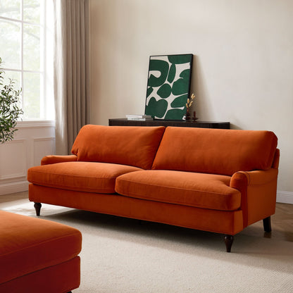 Hampshire 3 Seater Sofa - Bright Orange - DUSK