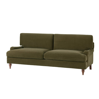 Hampshire 3 Seater Sofa - Chenille Olive - DUSK