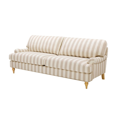 Hampshire 3 Seater Sofa - Natural Stripe - DUSK