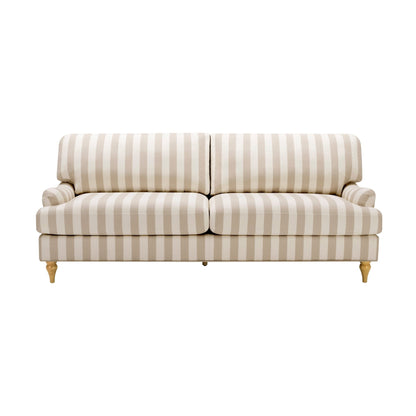 Hampshire 3 Seater Sofa - Natural Stripe - DUSK