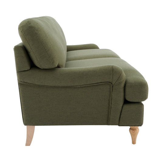 Hampshire 3 Seater Sofa - Woven Green - DUSK