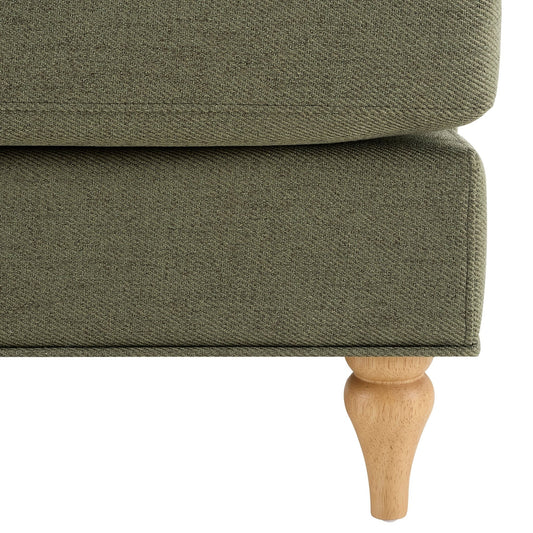 Hampshire 3 Seater Sofa - Woven Green - DUSK