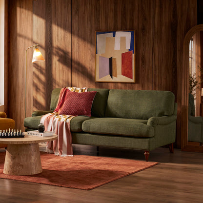 Hampshire 3 Seater Sofa - Woven Pine Green - DUSK