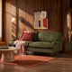 Hampshire 3 Seater Sofa - Woven Pine Green - DUSK