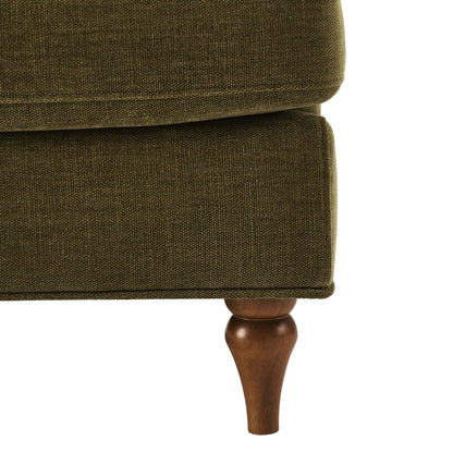 Hampshire Armchair - Chenille Olive - DUSK