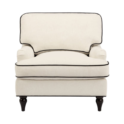 Hampshire Armchair - Cream/Black - DUSK