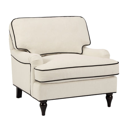 Hampshire Armchair - Cream/Black - DUSK