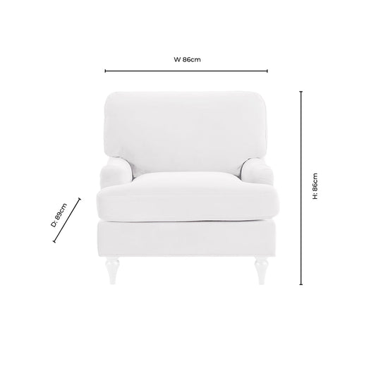 Hampshire Armchair - Dusky Pink - DUSK