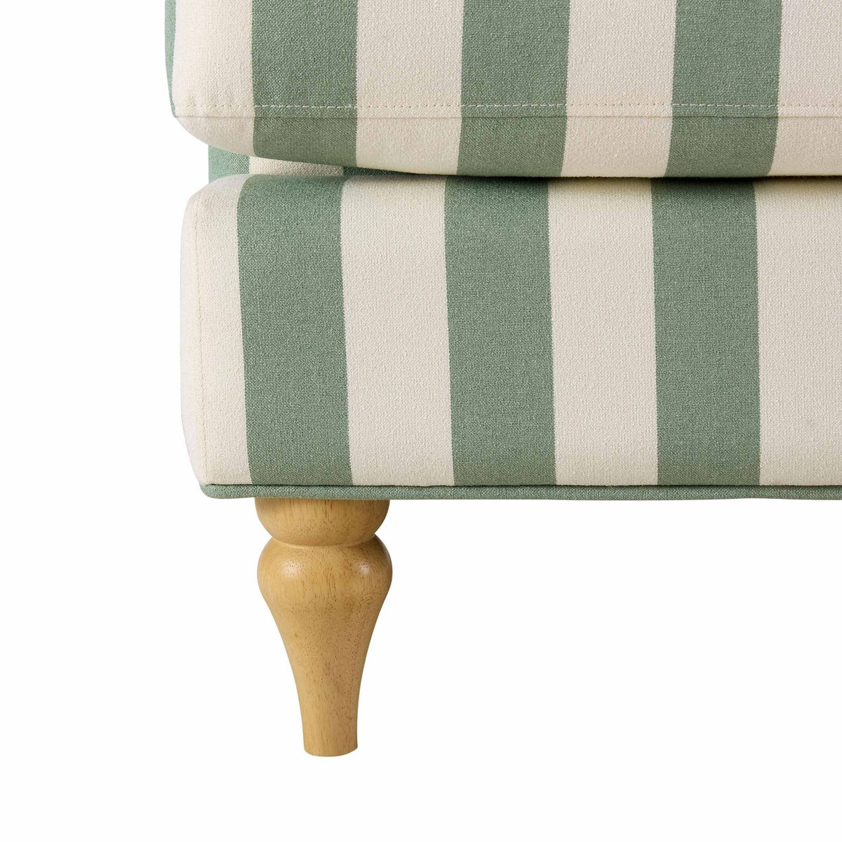 Hampshire Armchair - Green Stripe - DUSK