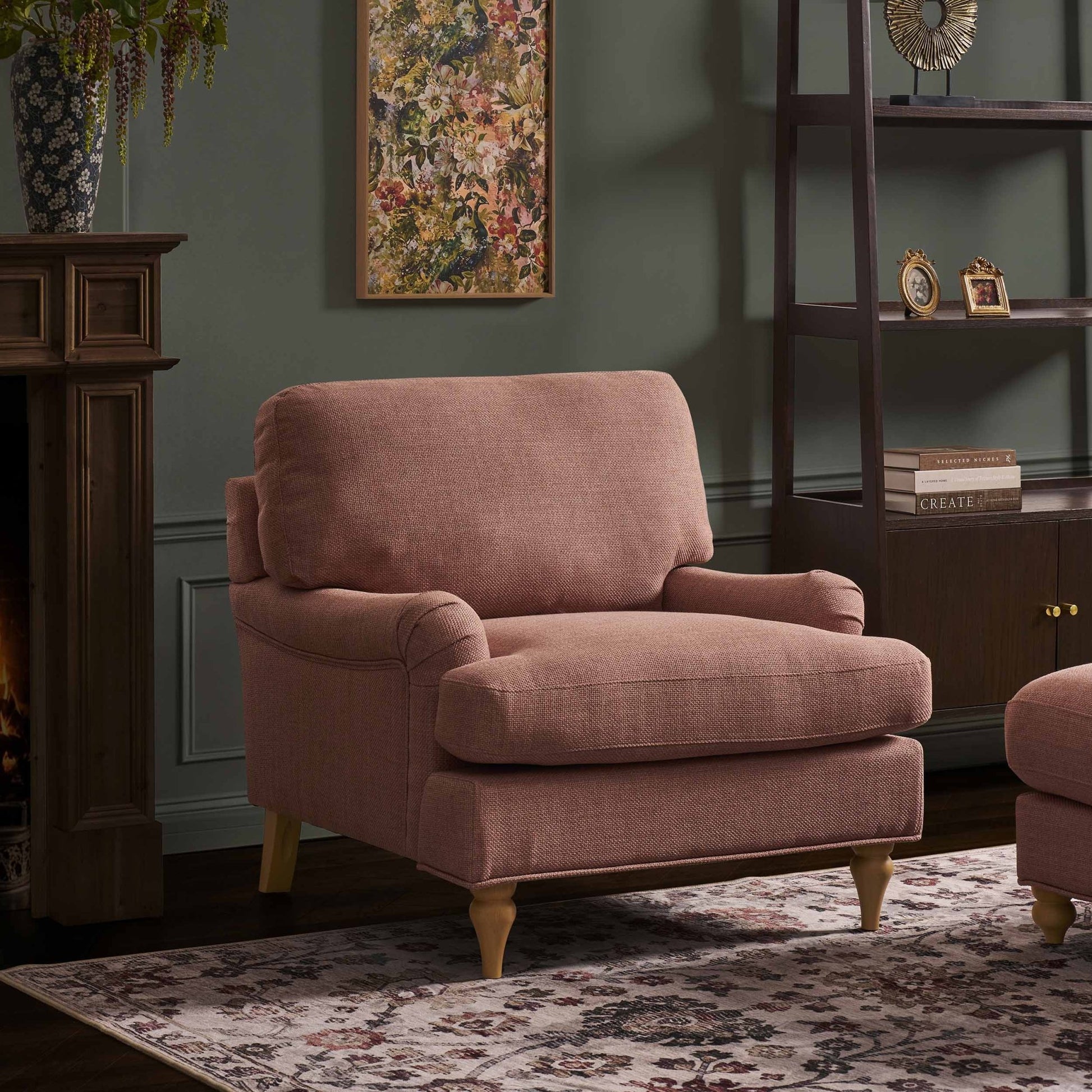 Hampshire Armchair - Rose - DUSK