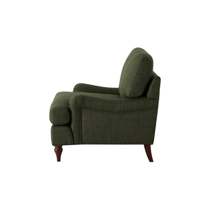 Hampshire Armchair - Woven Pine Green - DUSK
