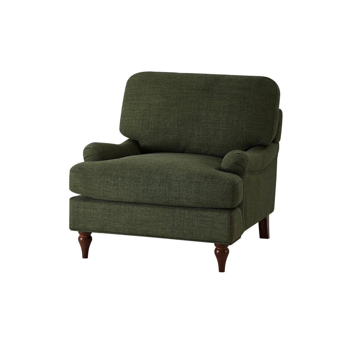 Hampshire Armchair - Woven Pine Green - DUSK
