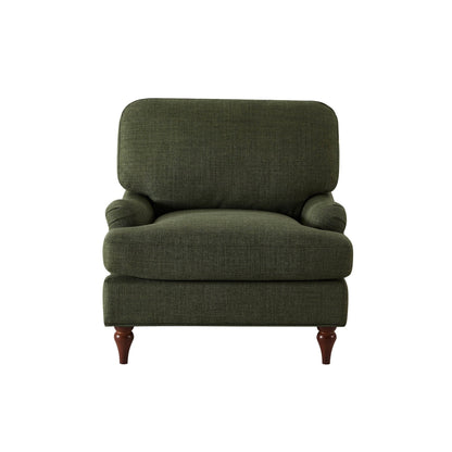 Hampshire Armchair - Woven Pine Green - DUSK