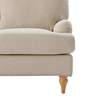 Hampshire Compact 2 Seater Sofa - Beige - DUSK