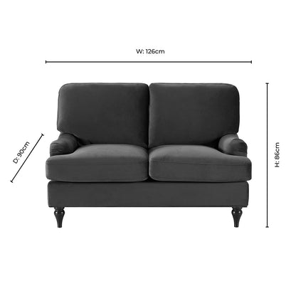 Hampshire Compact 2 Seater Sofa - Beige - DUSK