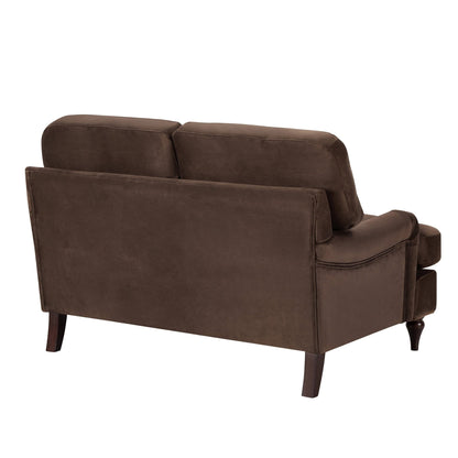 Hampshire Compact 2 Seater Sofa - Cappuccino - DUSK