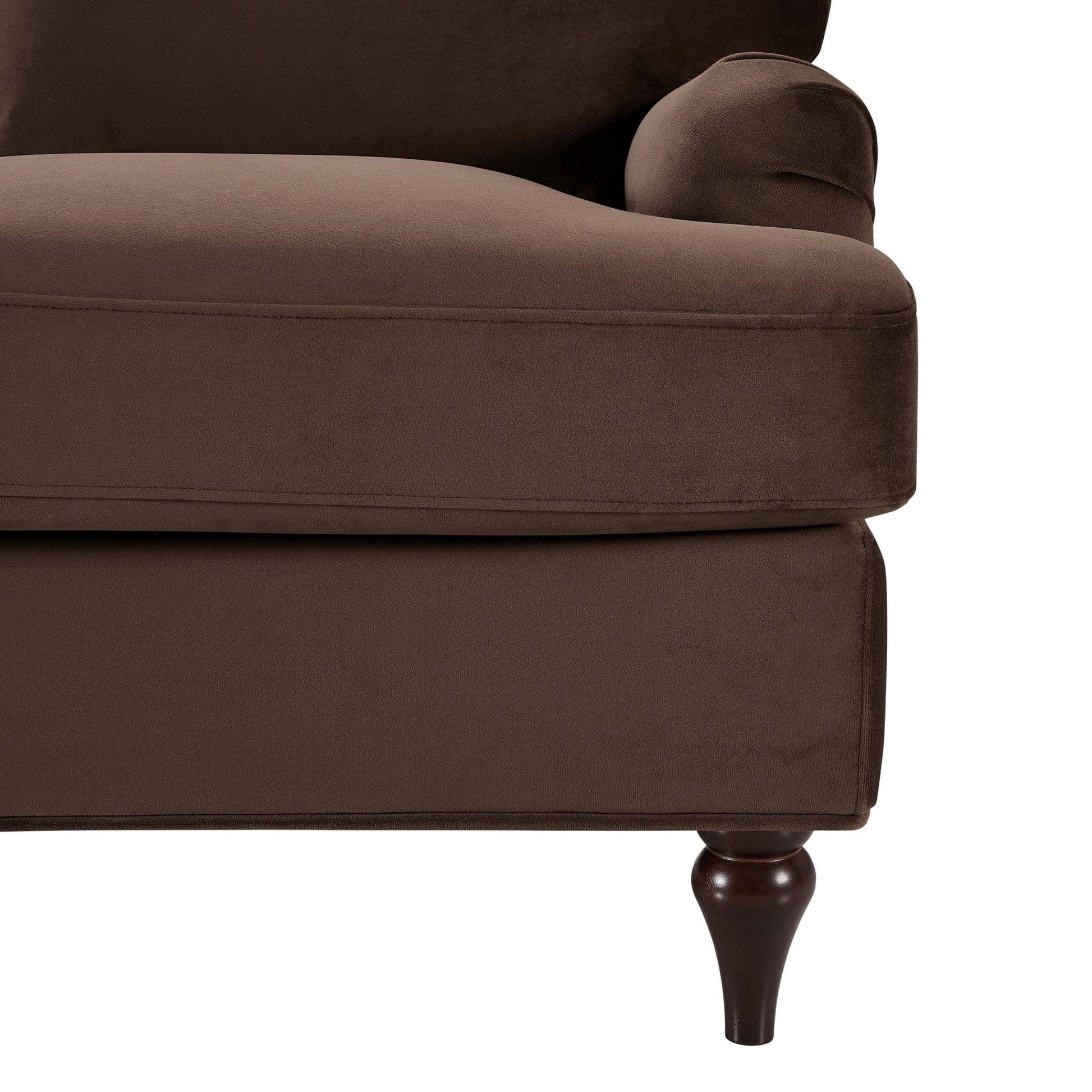 Hampshire Compact 2 Seater Sofa - Cappuccino - DUSK