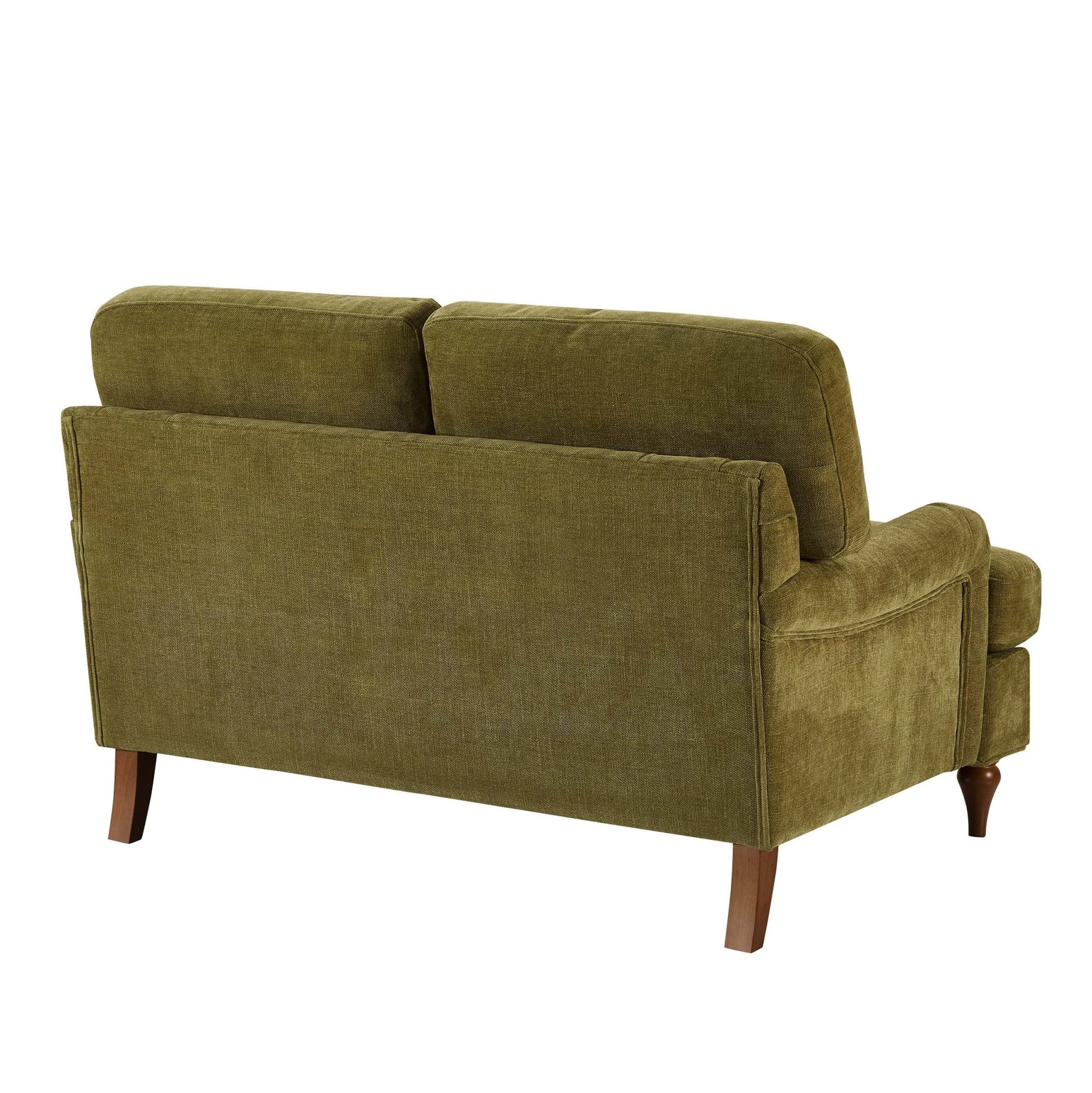 Hampshire Compact 2 Seater Sofa - Chenille Olive - DUSK