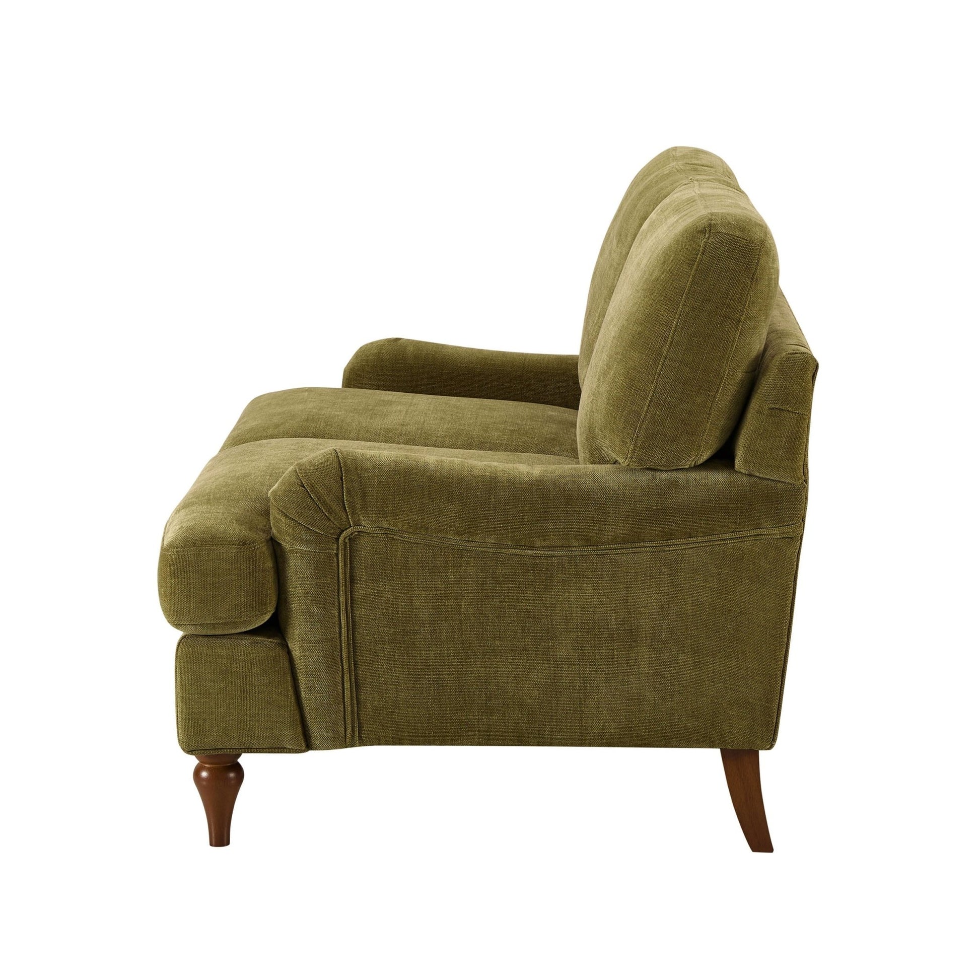 Hampshire Compact 2 Seater Sofa - Chenille Olive - DUSK