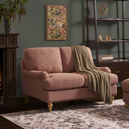Hampshire Compact 2 Seater Sofa - Rose - DUSK