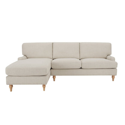 Hampshire Left Hand Chaise Sofa - Beige - DUSK