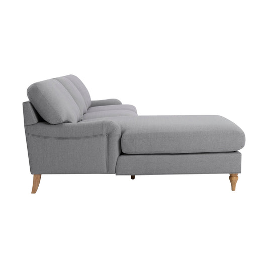 Hampshire Left Hand Chaise Sofa - Blue Grey - DUSK