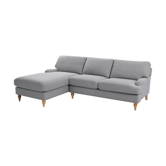 Hampshire Left Hand Chaise Sofa - Blue Grey - DUSK