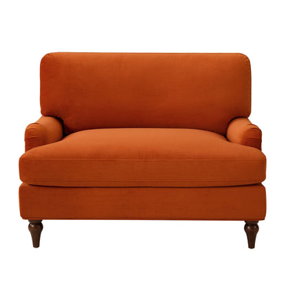 Hampshire Loveseat - Bright Orange - DUSK