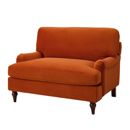 Hampshire Loveseat - Bright Orange - DUSK