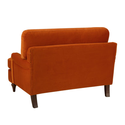 Hampshire Loveseat - Bright Orange - DUSK