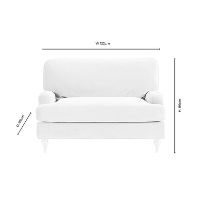 Hampshire Loveseat - Cappuccino - DUSK