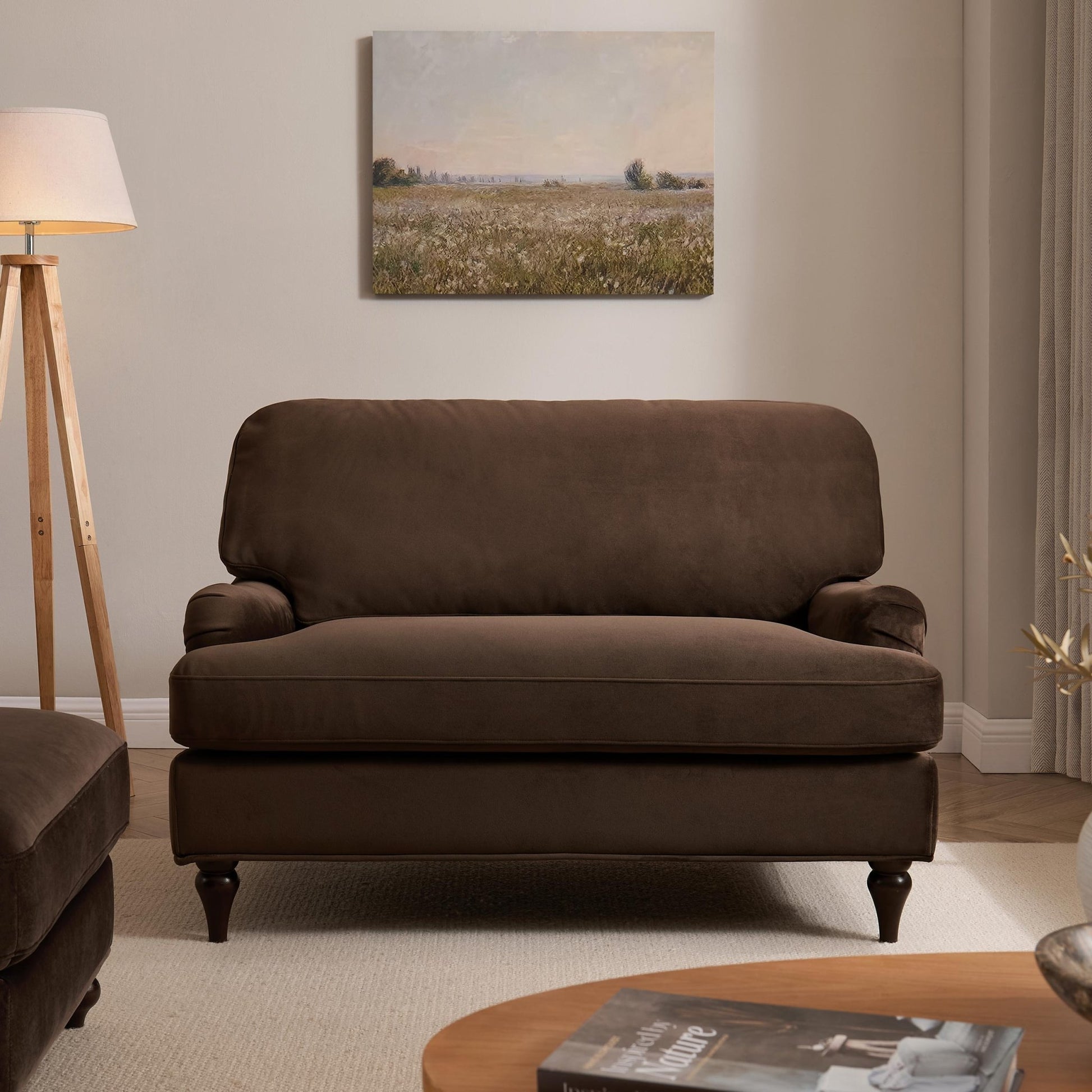 Hampshire Loveseat - Cappuccino - DUSK