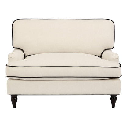 Hampshire Loveseat - Cream/Black - DUSK