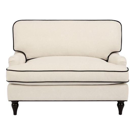 Hampshire Loveseat - Cream/Black - DUSK