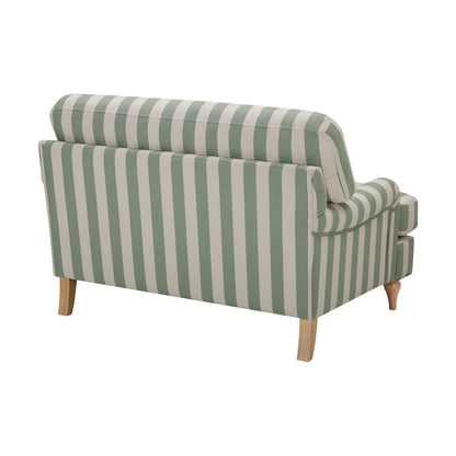 Hampshire Loveseat - Green Stripe - DUSK