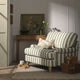 Hampshire Loveseat - Green Stripe - DUSK