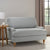 Hampshire Loveseat - Light Grey - DUSK