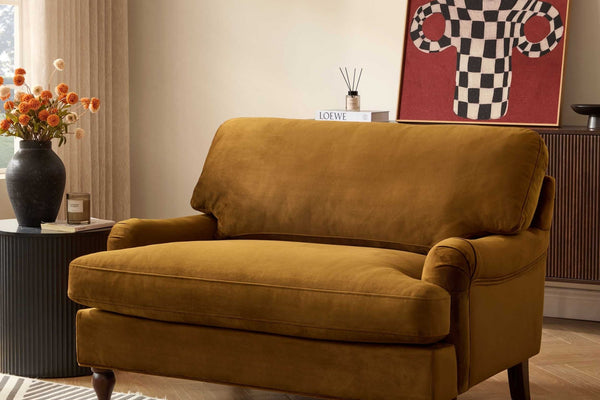 Hampshire Loveseat - Muted Gold - DUSK